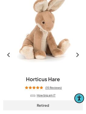 BRAND NEW WITH TAGS!! RETIRED!! HORTICUS HARE JELLYCAT!!